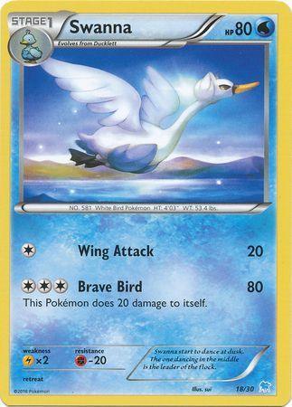Swanna (18/30) [XY: Trainer Kit 3 - Suicune] - for just $0.10! 