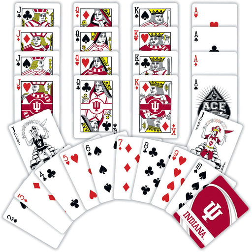 Indiana Hoosiers Playing Cards - 54 Card Deck - Just $6.99! Shop now at Retro Gaming of Denver