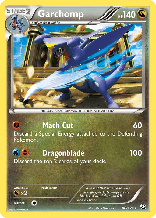 Garchomp (90/124) [Black & White: Dragons Exalted] - for just $4.60! 