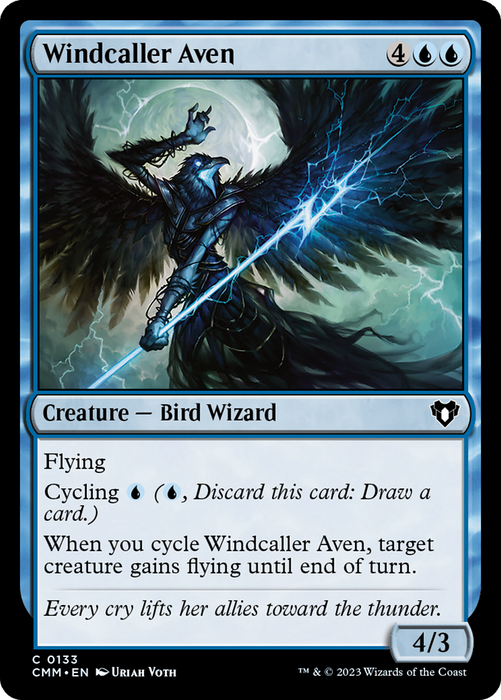 Windcaller Aven (CMM-133) - Commander Masters - for just $0.04! 