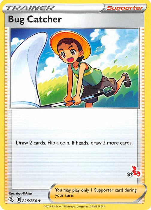Bug Catcher (226/264) (Cinderace Stamp #47) [Battle Academy 2022] - for just $0.10! 