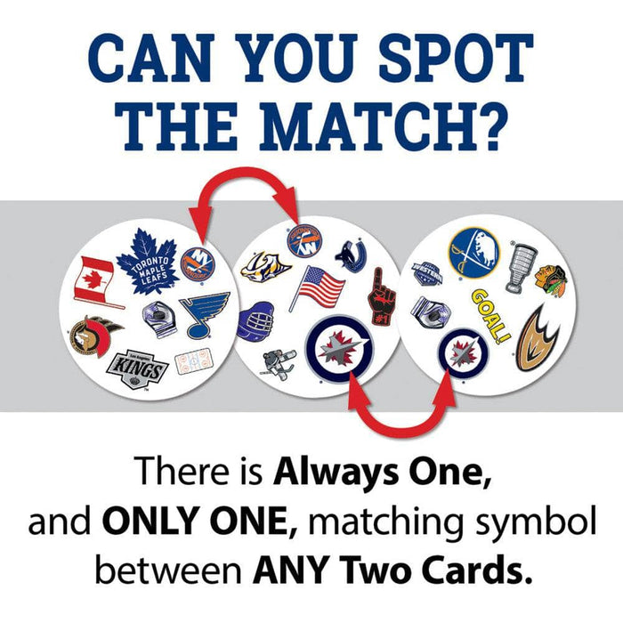 NHL - League Spot It! Card Game - for just $19.99! 