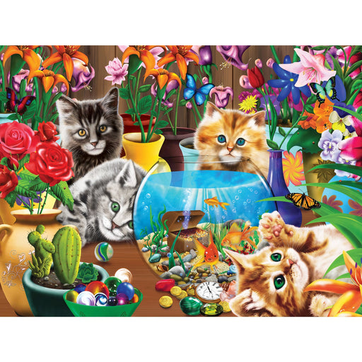 Family Time - Marvelous Kittens 400 Piece Jigsaw Puzzle - Just $14.99! Shop now at Retro Gaming of Denver