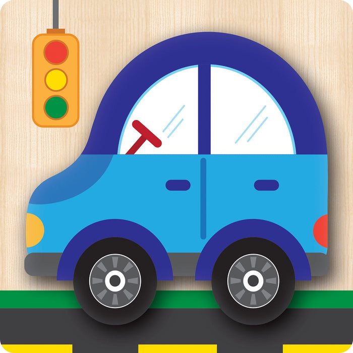 Vehicles Chunky Wood Puzzles - Kids 4-Pack - for just $16.99! 
