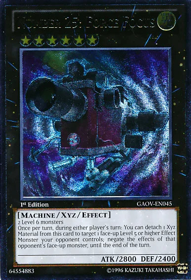 Number 25: Force Focus [GAOV-EN045] Ultimate Rare - for just $1.85! 
