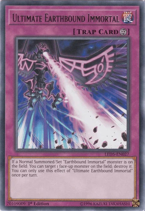 Ultimate Earthbound Immortal [LED5-EN027] Rare - for just $0.10! 