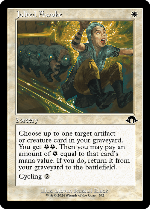 Jolted Awake (Retro Frame) (MH3-392) - Modern Horizons 3 - for just $0.03! 