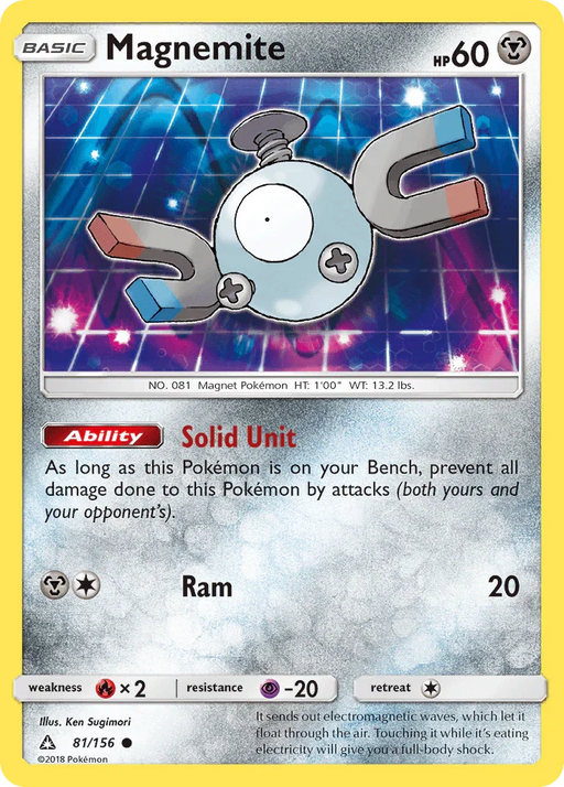 Magnemite (81/156) [Sun & Moon: Ultra Prism] - for just $0.10! 