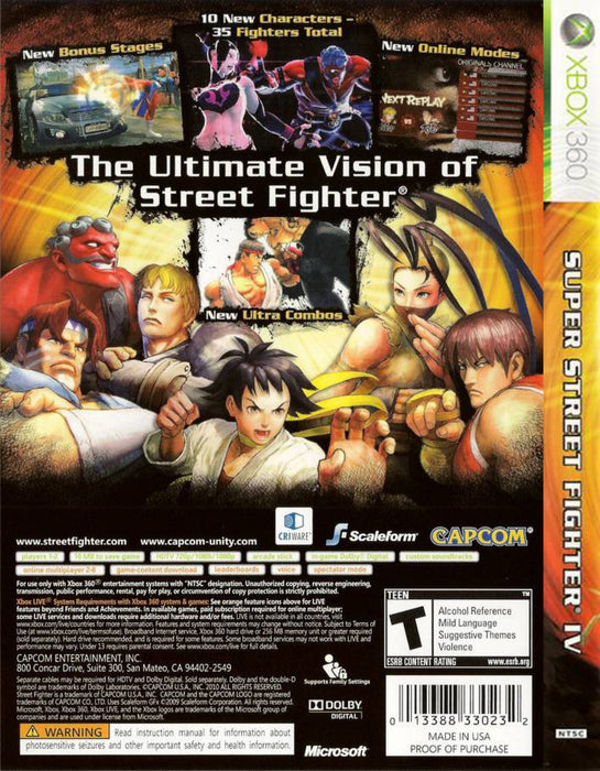 Super Street Fighter IV – Xbox 360 (X360) - for just $0! 