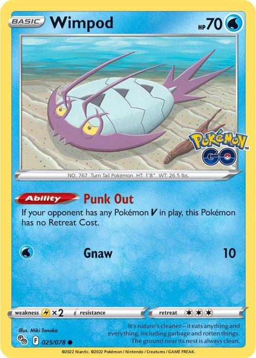 Wimpod (025/078) [Pokémon GO] - for just $0.10! 