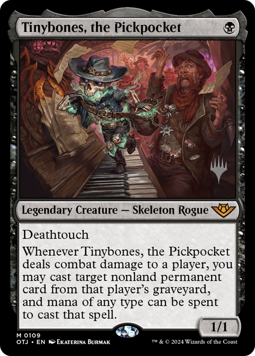 Tinybones, the Pickpocket (PPOTJ-109) - Outlaws of Thunder Junction Promos - for just $1.51! 