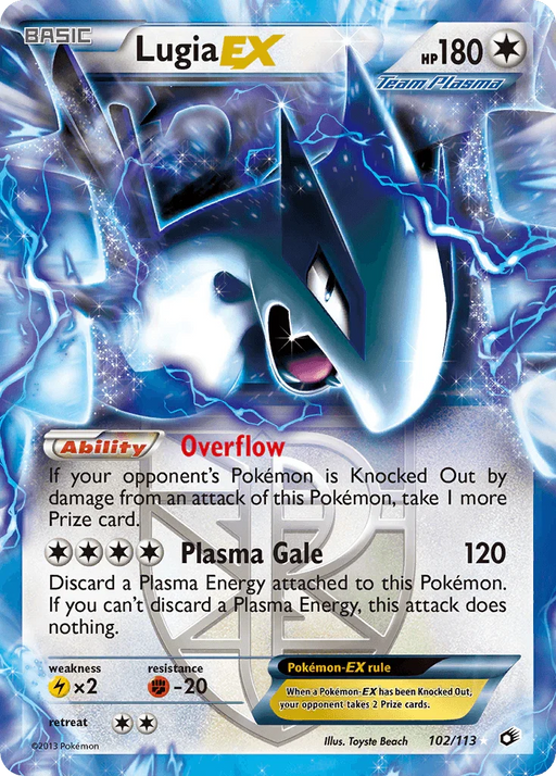 Lugia EX (102/113) [Black & White: Legendary Treasures] - for just $13.05! 