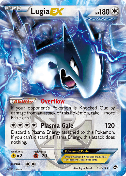 Lugia EX (102/113) [Black & White: Legendary Treasures] - for just $10.45! 