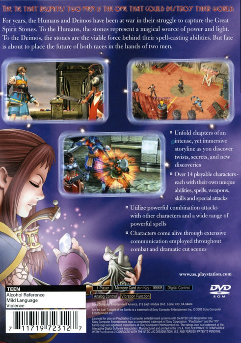Arc the Lad: Twilight of the Spirits – PlayStation 2 (PS2) - for just $7.99! 