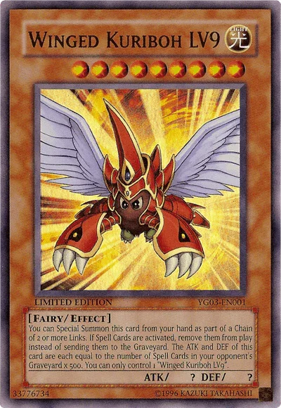 Winged Kuriboh LV9 [YG03-EN001] Ultra Rare - for just $3.10! 