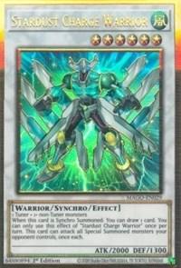 Stardust Charge Warrior [MAGO-EN029] Gold Rare - for just $0.75! 