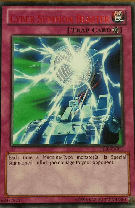 Cyber Summon Blaster (Red) [DL18-EN017] Rare - for just $0.20! 