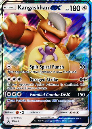 Kangaskhan GX (SM188) (Jumbo Card) [Sun & Moon: Black Star Promos] - Just $1.05! Shop now at Retro Gaming of Denver