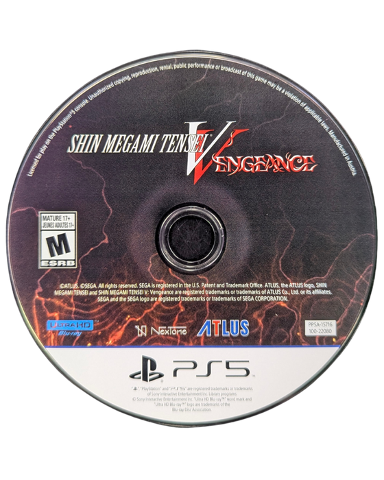 Shin Megami Tensei V: Vengeance -- Playstation 5 (PS5) - for just $31.99! 