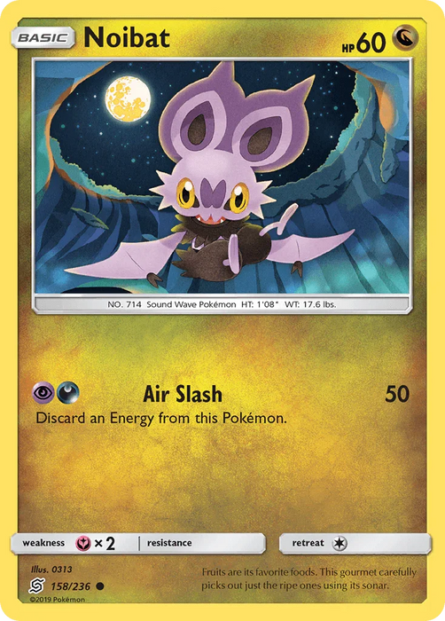 Noibat (158/236) [Sun & Moon: Unified Minds] - for just $0.10! 