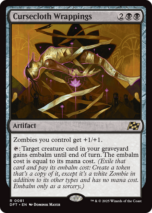 Cursecloth Wrappings (DFT-081) - Aetherdrift Foil - for just $0.11! 