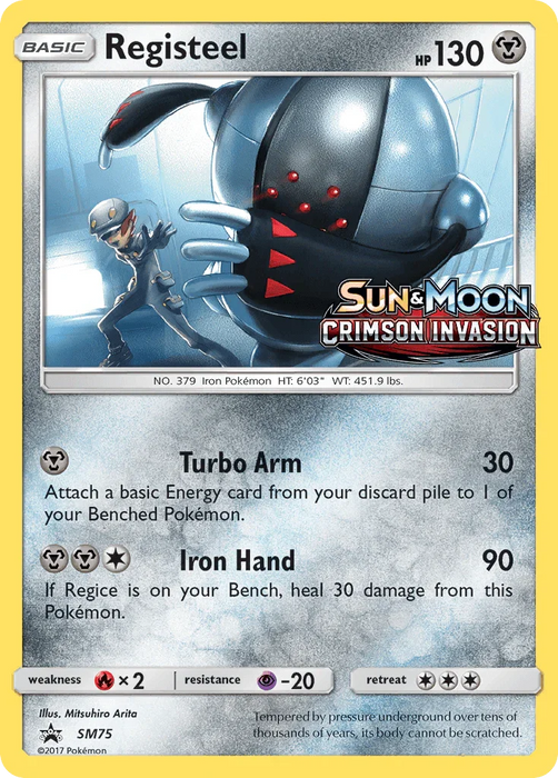 Registeel (SM75) [Sun & Moon: Black Star Promos] - for just $3.85! 