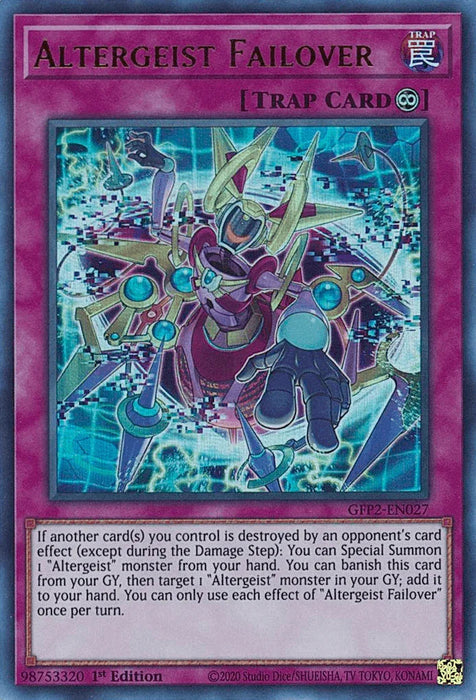 Altergeist Failover [GFP2-EN027] Ultra Rare - for just $0.10! 