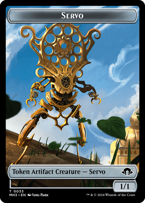 Servo // Moonfolk Double-Sided Token [Modern Horizons 3 Tokens] - Just $0.45! Shop now at Retro Gaming of Denver