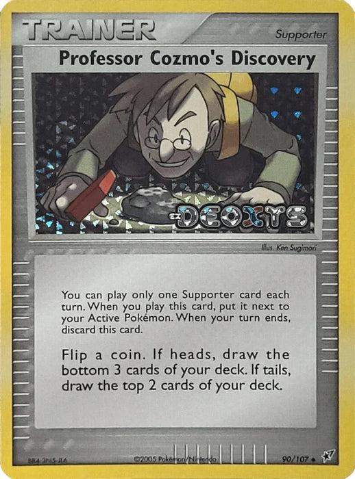 Professor Cozmo's Discovery (90/107) (Stamped) [EX: Deoxys] - for just $2.70! 