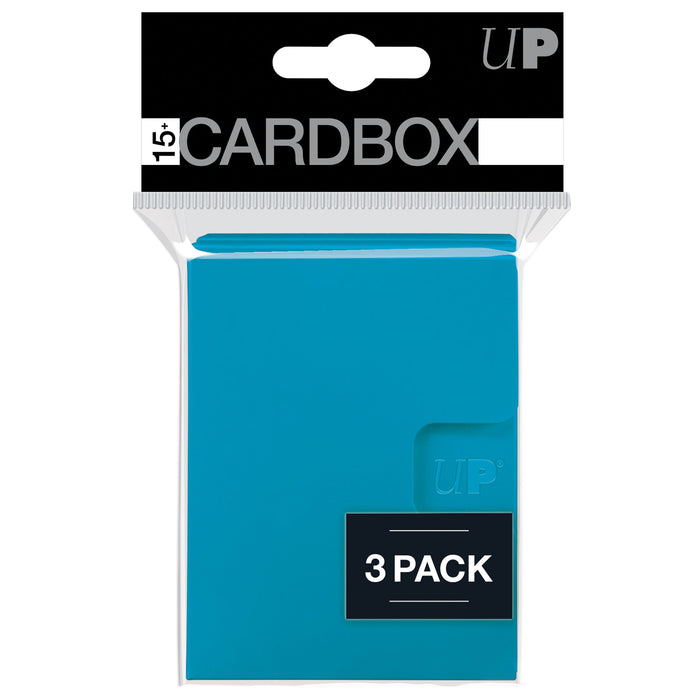 Ultra PRO: 15+ Card Box 3-Pack - Light Blue - for just $0! 