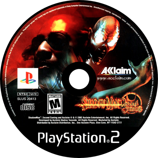 Shadow Man: Second Coming – PlayStation 2 (PS2) - for just $0! 