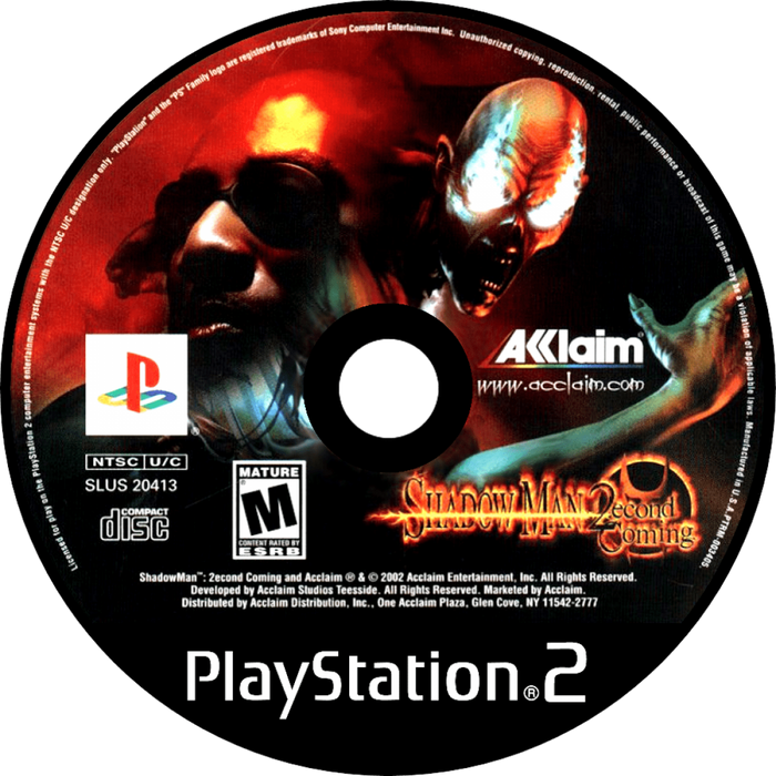 Shadow Man: Second Coming – PlayStation 2 (PS2) - for just $0! 