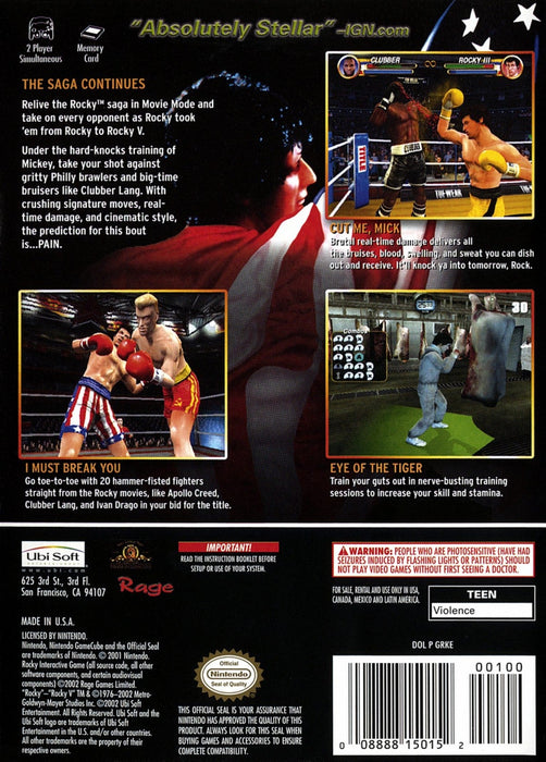Rocky – GameCube (GC) - for just $14.99! 