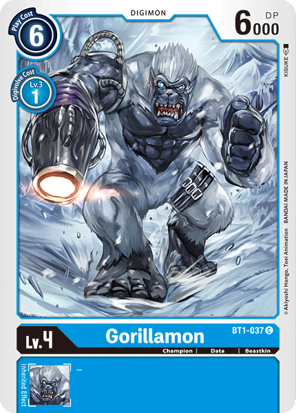 Gorillamon [BT1-037] [Release Special Booster Ver.1.0] - Just $0.09! Shop now at Retro Gaming of Denver