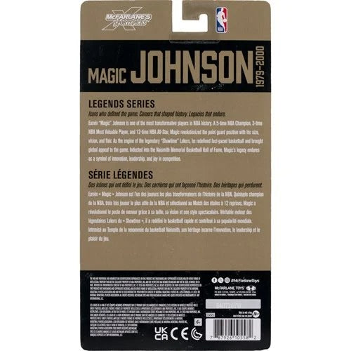 NBA McFarlane's SportsPicks Legends Series Los Angeles Lakers Magic Johnson 6-Inch Action Figure - for just $26.77! 