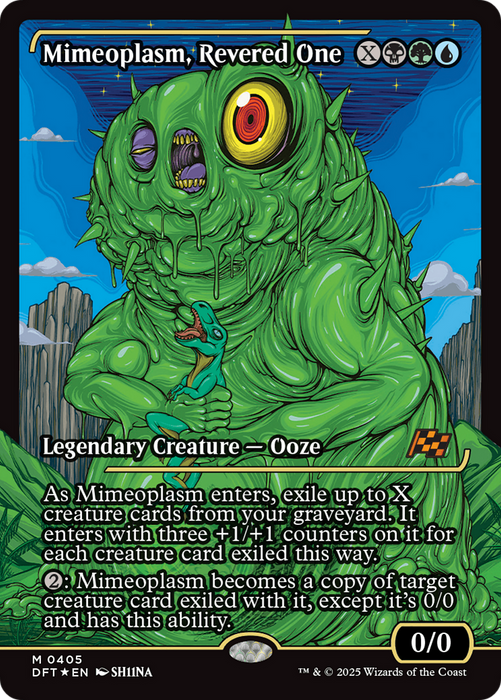 Mimeoplasm, Revered One (DFT-405) - Aetherdrift: (Showcase) Foil - for just $0.81! 