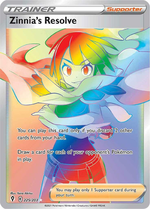 Zinnia's Resolve (225/203) [Sword & Shield: Evolving Skies] - for just $2.45! 