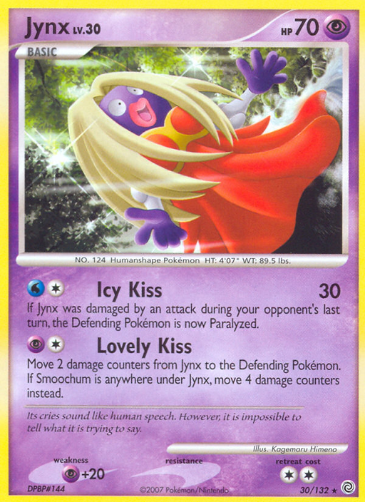 Jynx (30/132) [Diamond & Pearl: Secret Wonders] - Just $0.35! Shop now at Retro Gaming of Denver