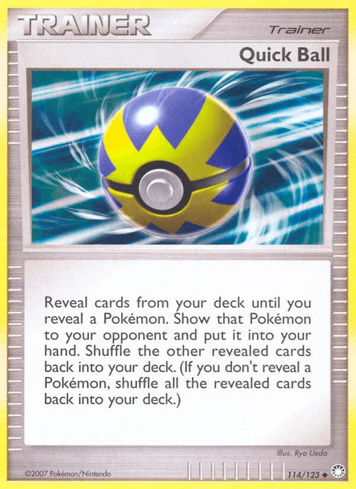 Quick Ball (114/123) [Diamond & Pearl: Mysterious Treasures] - for just $0.25! 