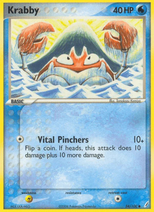 Krabby (54/100) [EX: Crystal Guardians] - for just $0.40! 