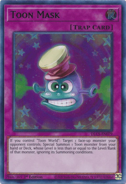 Toon Mask (Purple) [DLCS-EN079] Ultra Rare - for just $0.35! 