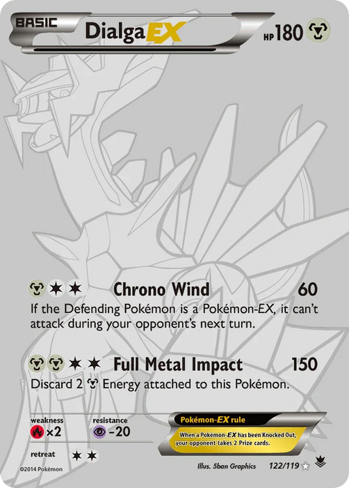 Dialga EX (122/119) [XY: Phantom Forces] - for just $390! 