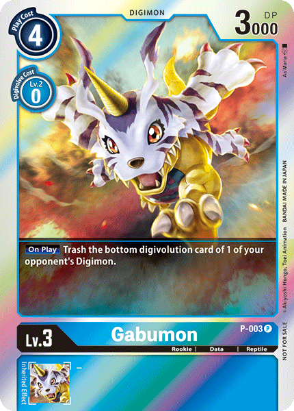 Gabumon [P-003] [Promotional Cards] - Just $0.09! Shop now at Retro Gaming of Denver