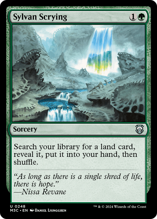 Sylvan Scrying (M3C-248) - Modern Horizons 3 Commander - for just $0.11! 
