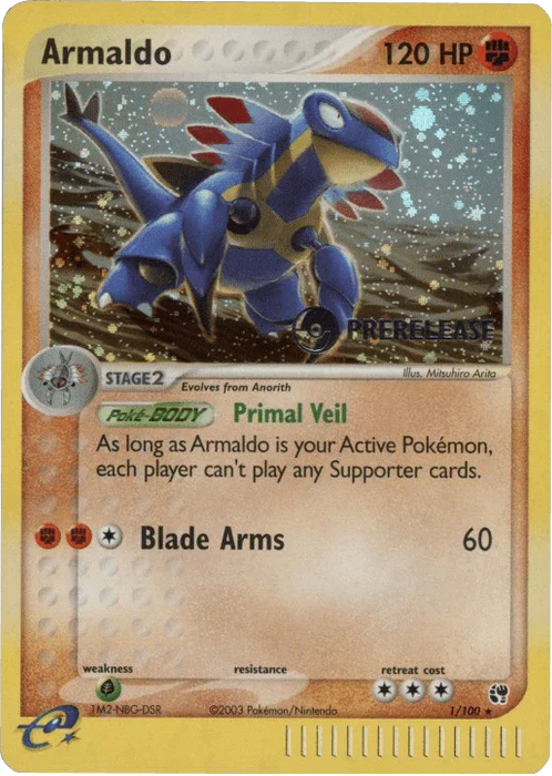 Armaldo (1/100) (Prerelease Promo) [EX: Sandstorm] - for just $35.65! 