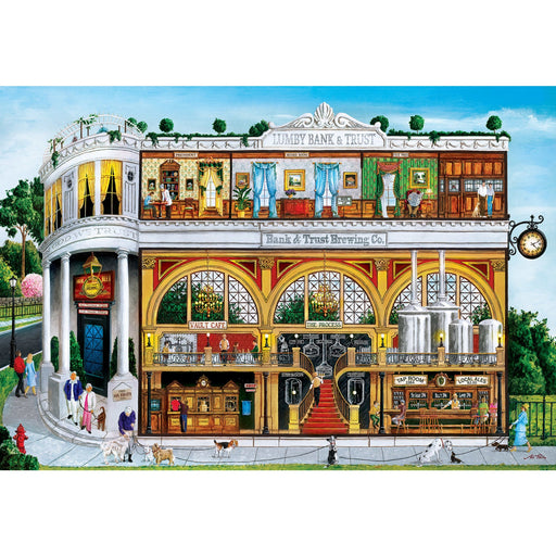 Cutaway - Bank & Brew 1000 Piece EZ Grip Jigsaw Puzzle - Just $19.99! Shop now at Retro Gaming of Denver