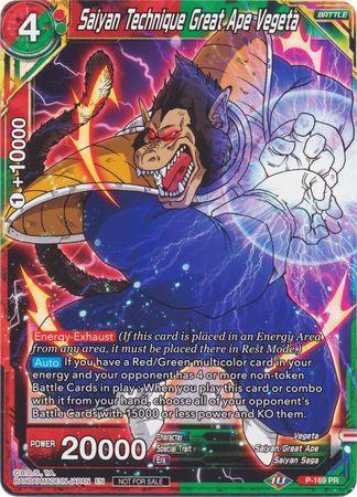Saiyan Technique Great Ape Vegeta (P-169) [Promotion Cards] - for just $0.10! 