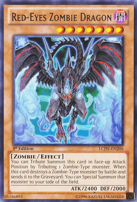 Red-Eyes Zombie Dragon [LCJW-EN206] Rare - for just $0.40! 