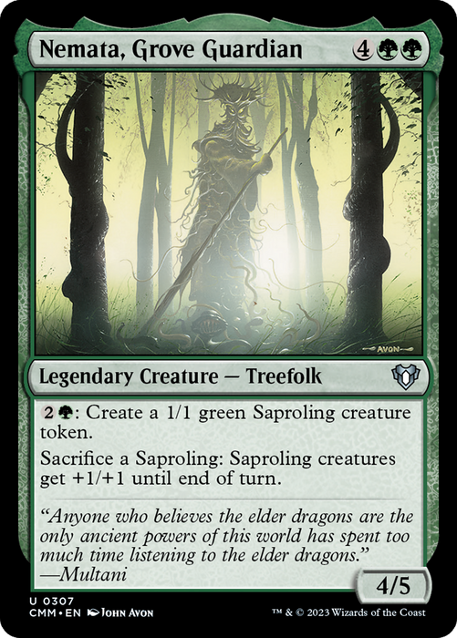 Nemata, Grove Guardian (CMM-307) - Commander Masters - for just $0.08! 
