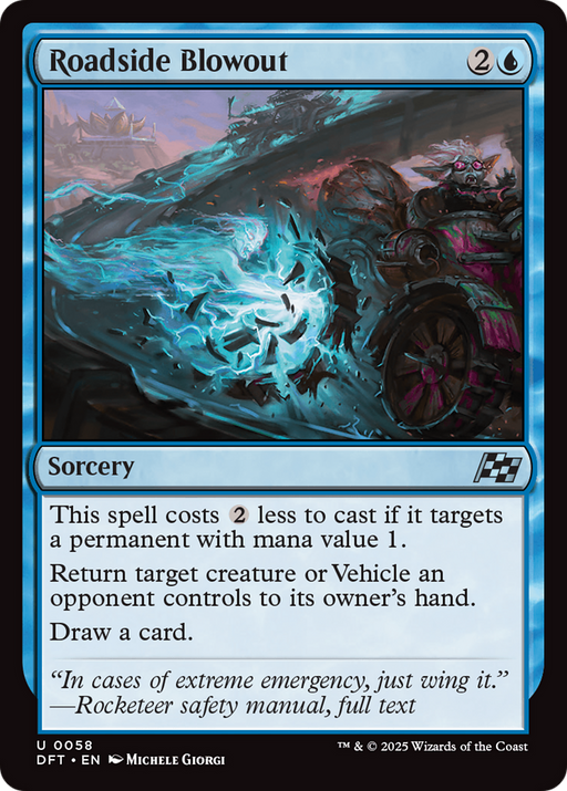 Roadside Blowout (DFT-058) - Aetherdrift Foil - for just $0.01! 
